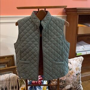 Van Heusen padded sleeveless vest - size M - zipper front, pockets - Fall!